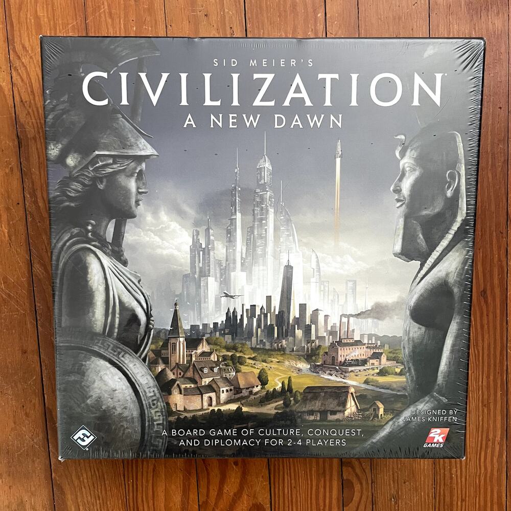 Sid Meier Civilization New Dawn Board Game Culture Conquest Diplomacy NEW SEALED